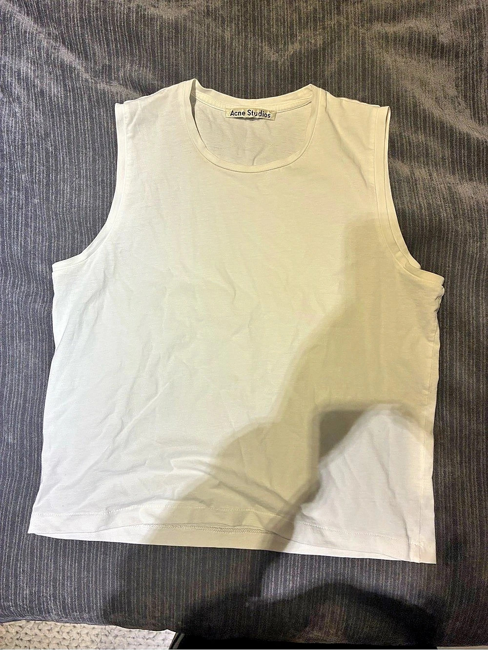 Acne Studios White Muscle Tee Like New